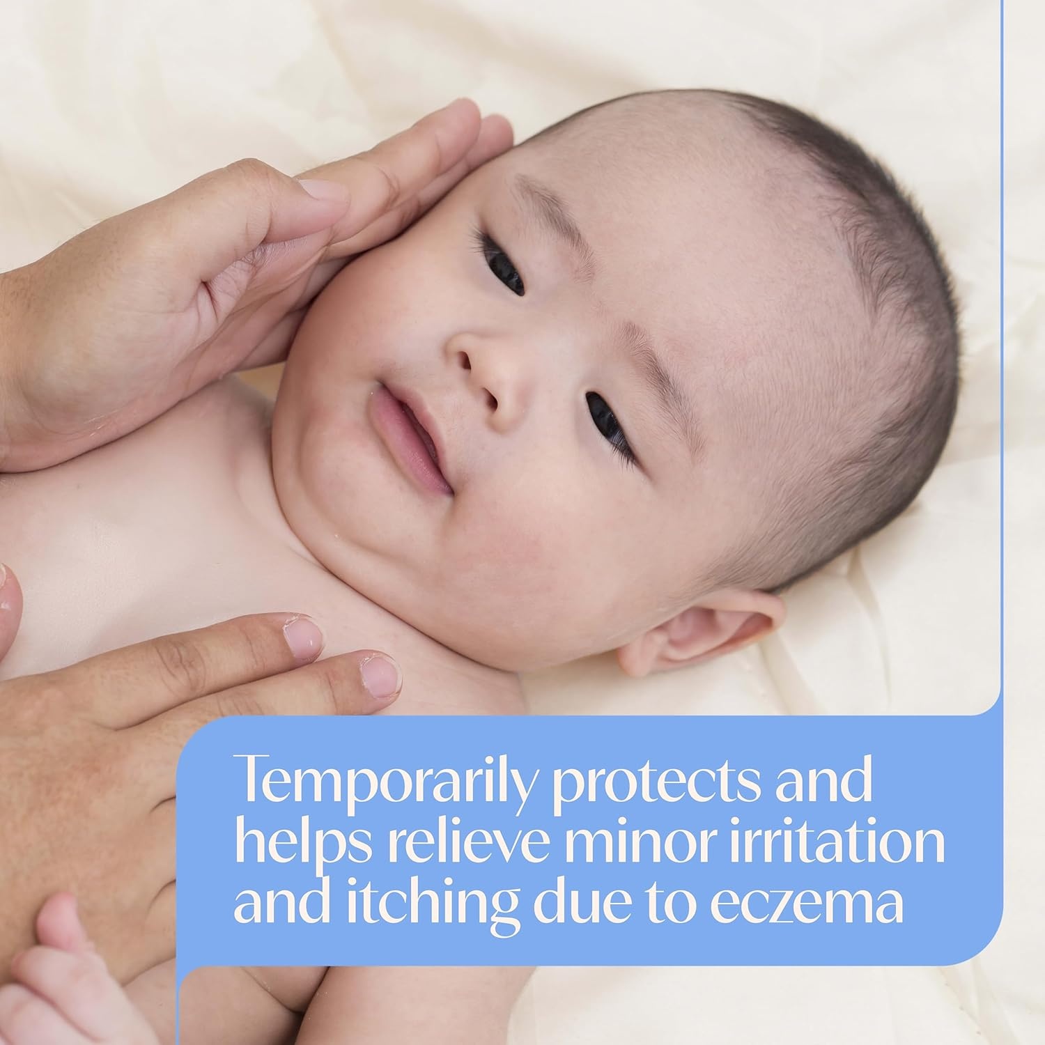 Aveeno Baby Eczema Therapy Moisturizing Cream, Natural Colloidal Oatmeal & Vitamin B5, Baby Cream for Dry, Itchy, Irritated Skin Due to Eczema, Paraben- & Steroid-Free, 12 fl. oz(7.3 Ounce (Pack of 1))