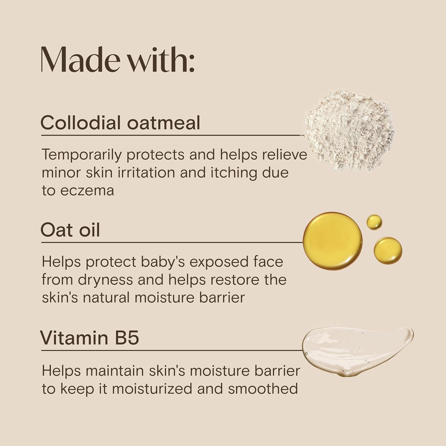 Aveeno Baby Eczema Therapy Moisturizing Cream, Natural Colloidal Oatmeal & Vitamin B5, Baby Cream for Dry, Itchy, Irritated Skin Due to Eczema, Paraben- & Steroid-Free, 12 fl. oz(7.3 Ounce (Pack of 1))