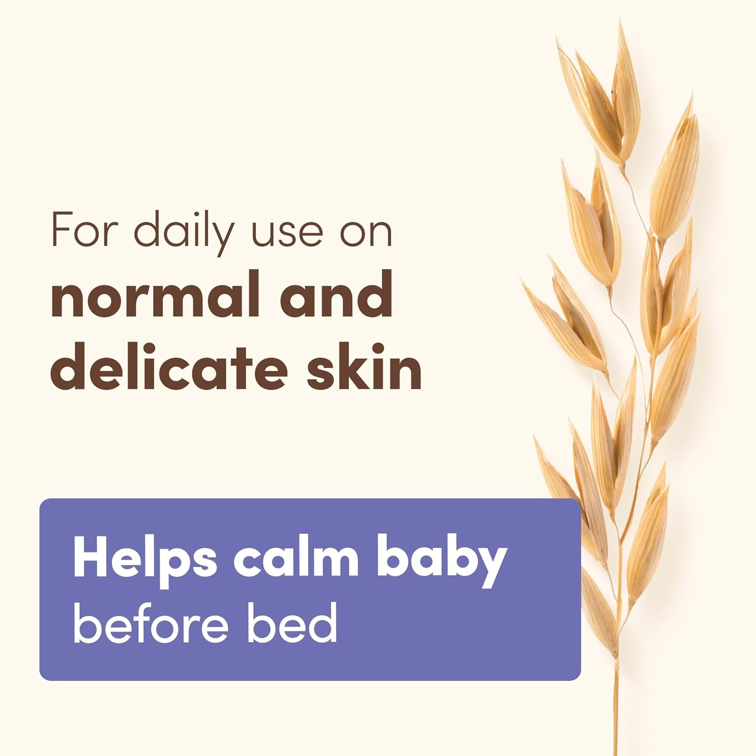Aveeno Baby Calming Comfort Moisturizing Body Lotion with Relaxing Lavender & Vanilla Scents, Non-Greasy Baby Lotion, Nourishing Prebiotic Oatmeal, Paraben- & Phthalate-Free, 18 fl. oz(12 Fl Oz (Pack of 1))