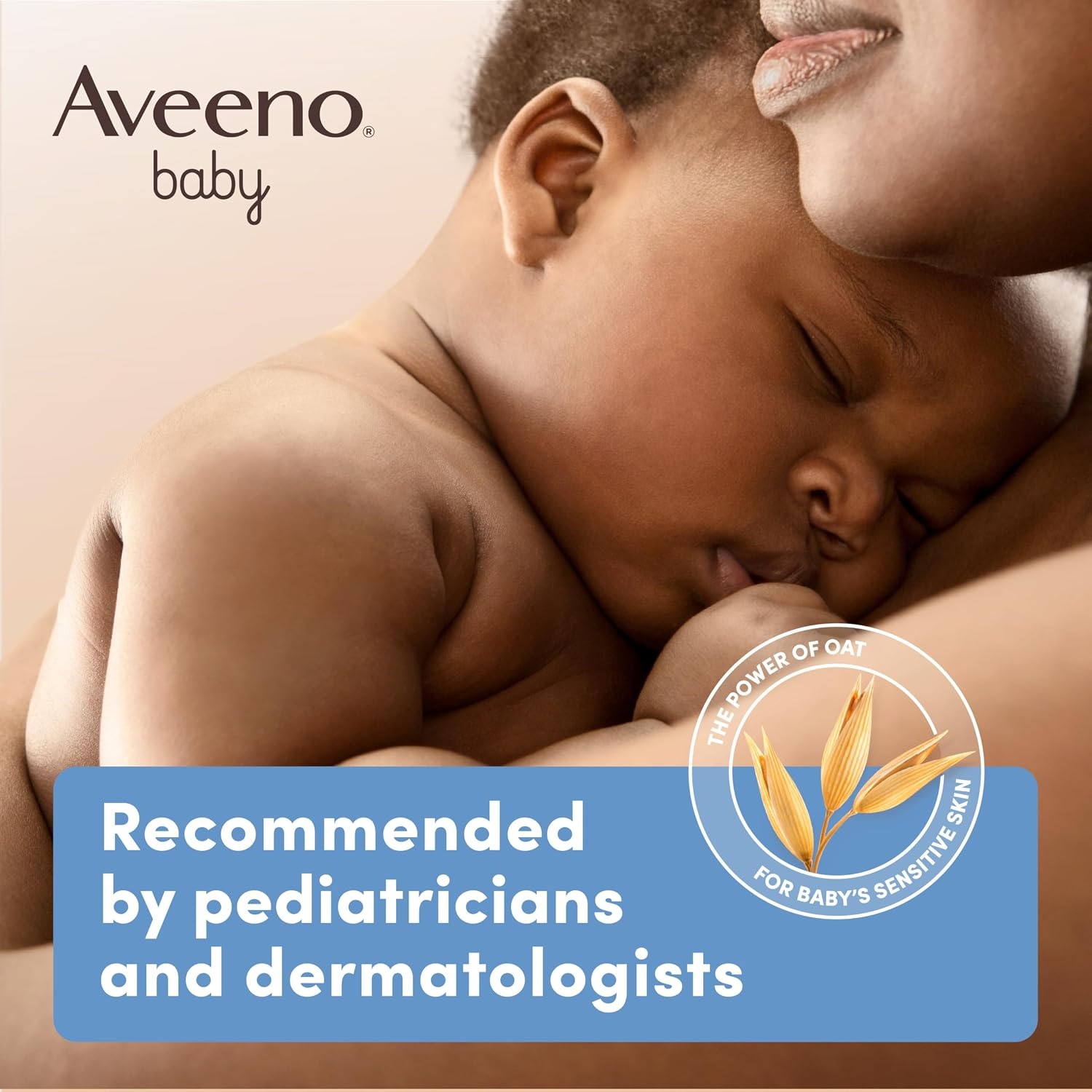 Aveeno Baby Daily Moisture Body Lotion for Sensitive Skin, Hypoallergenic Moisturizing Baby Lotion with Nourishing Oat to Deeply Moisturize Baby’s Skin, Fragrance-Free, 18 fl. oz, 2 Pack(18 Fl Oz (Pack of 1))