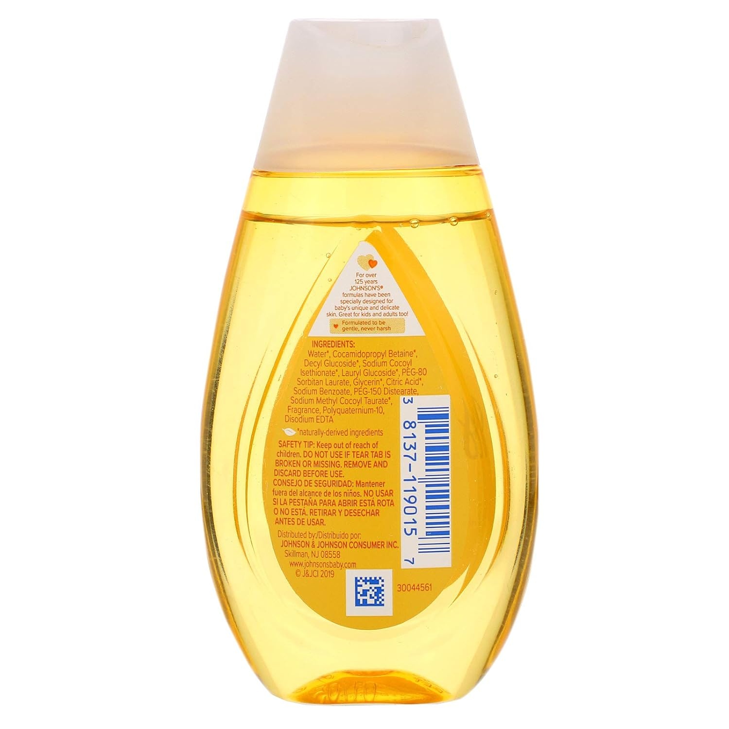 Johnson’s Baby Shampoo with Aloe Vera & Vitamin B5, Tear Free, Newborn Essentials, No added Parabens & Sulfates, Hypoallergenic, Baby Essentials, 20.3 fl. oz(Citrus)