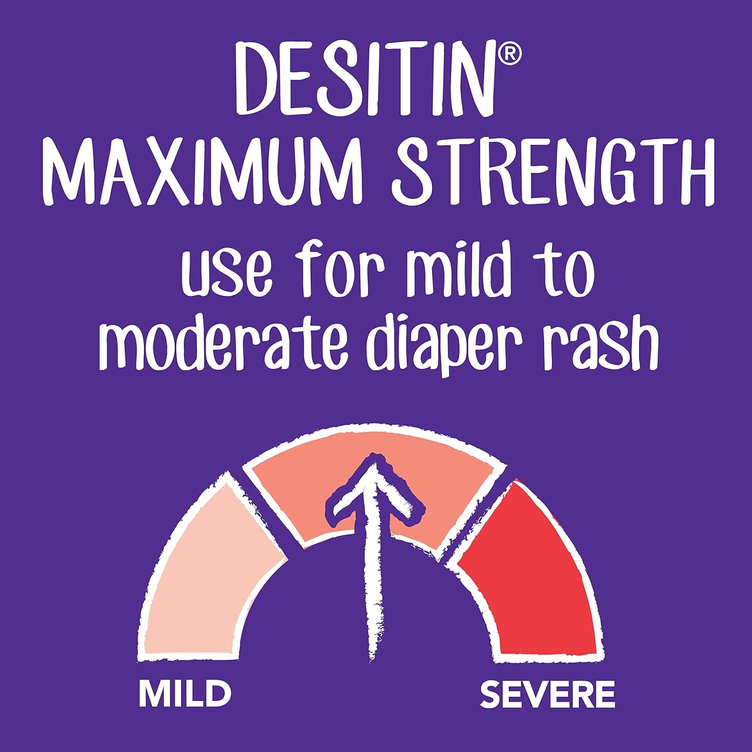 Desitin Maximum Strength Baby Diaper Rash Cream, 40% Zinc Oxide for Treatment, Relief & Prevention, Hypoallergenic, Phthalate- & Paraben-Free Paste, Protects Skin For Up To 12 Hours, 16 oz(16 Ounce (Pack of 2))