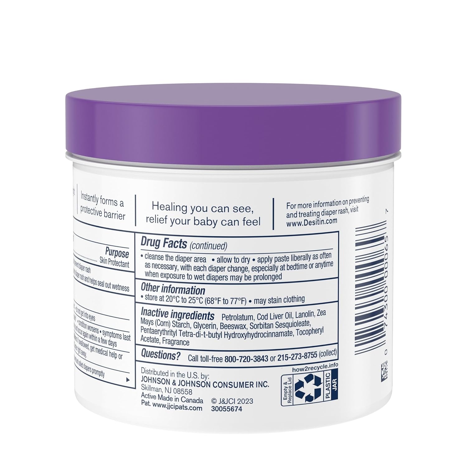 Desitin Maximum Strength Baby Diaper Rash Cream, 40% Zinc Oxide for Treatment, Relief & Prevention, Hypoallergenic, Phthalate- & Paraben-Free Paste, Protects Skin For Up To 12 Hours, 16 oz(16 Ounce (Pack of 2))