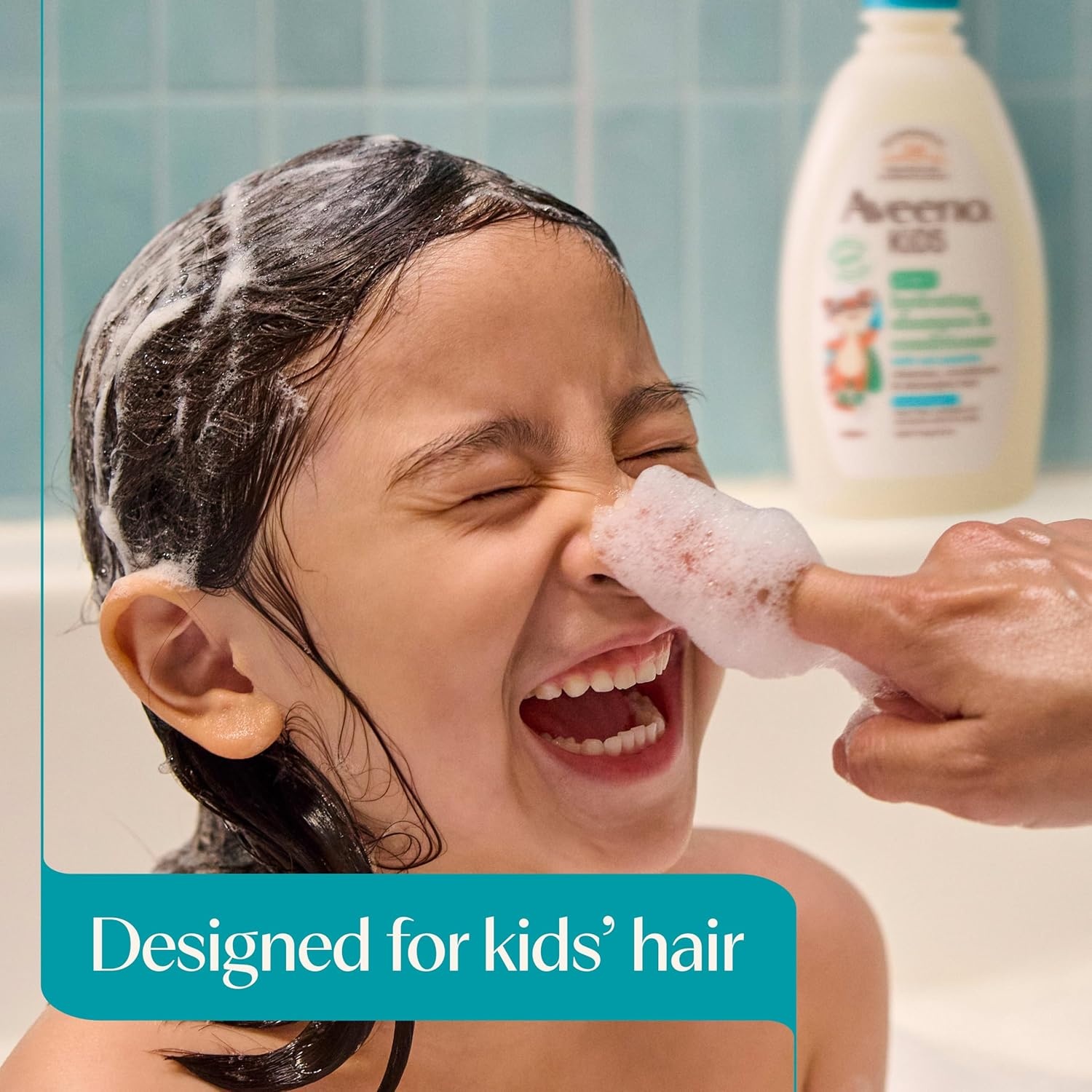 Aveeno Kids 2-in-1 Shampoo and Conditioner, Hydrating Shampoo and Conditioner for Soft, Smooth and Easily Manageable Hair, Oat Extract Formula, Gentle Scent, Hypoallergenic, 12 fl. oz, 3 Pack(Shampoo & Conditioner)