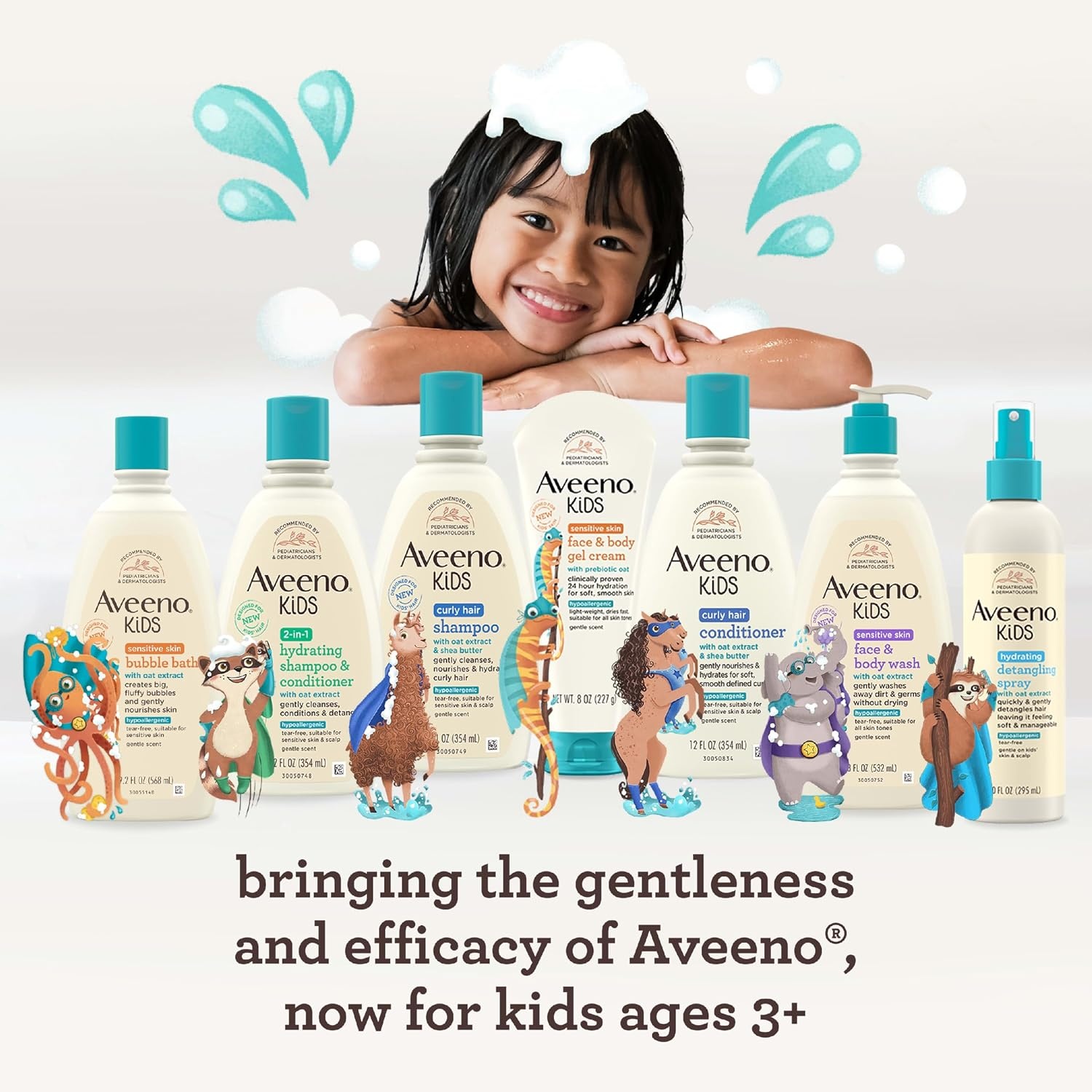 Aveeno Kids Bubble Bath Sensitive Skin 19.2 Ounce(Gentle Scent)