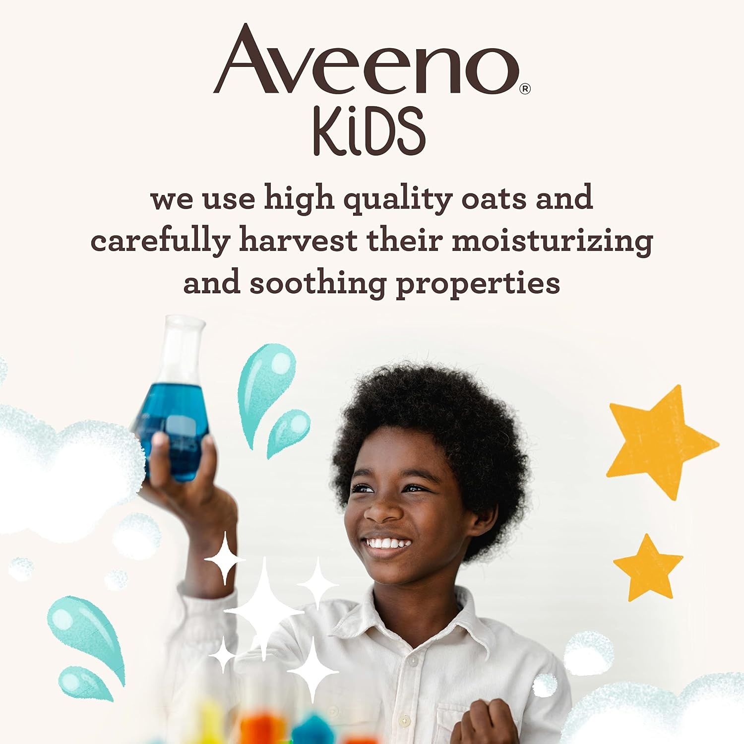 Aveeno Sensitive Skin Face & Body Gel Cream for Kids with Prebiotic Oat, Clinically Proven 24 Hour Hydration for Soft Skin, Quick Drying and Lightweight, Hypoallergenic, 8 oz(8 Ounce (Pack of 1))