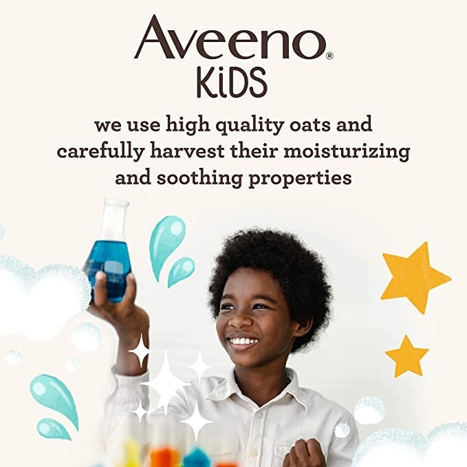 AVEENO BABY Kids Curly Hair Shampoo and Conditioner Set, 12 fl. Oz each with Oat Extract & Shea Butter, Hydrating, Hypoallergenic, Moisturizing for Defined Curls, Gentle for Kids’ Developing Hair(Shampoo + Conditioner)