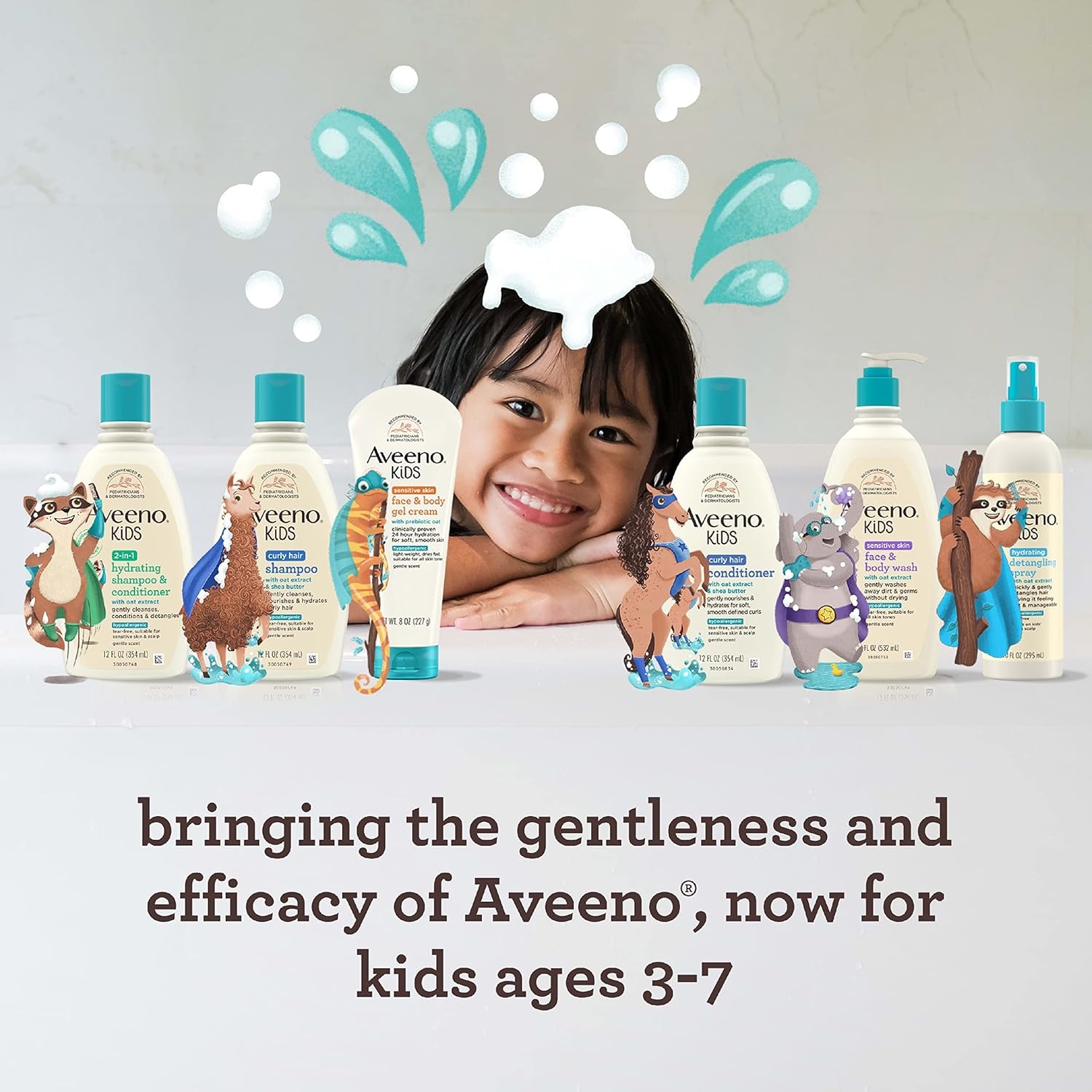 Aveeno Kids Sensitive Skin Face & Body Wash, Nourishing Oat Extract, Wash Away Dirt and Germs Without Drying, Kids Body Wash is Tear-Free, Hypoallergenic, Sulfate- & Dye-Free, 18 Fl Oz(18 Fl Oz (Pack of 4))
