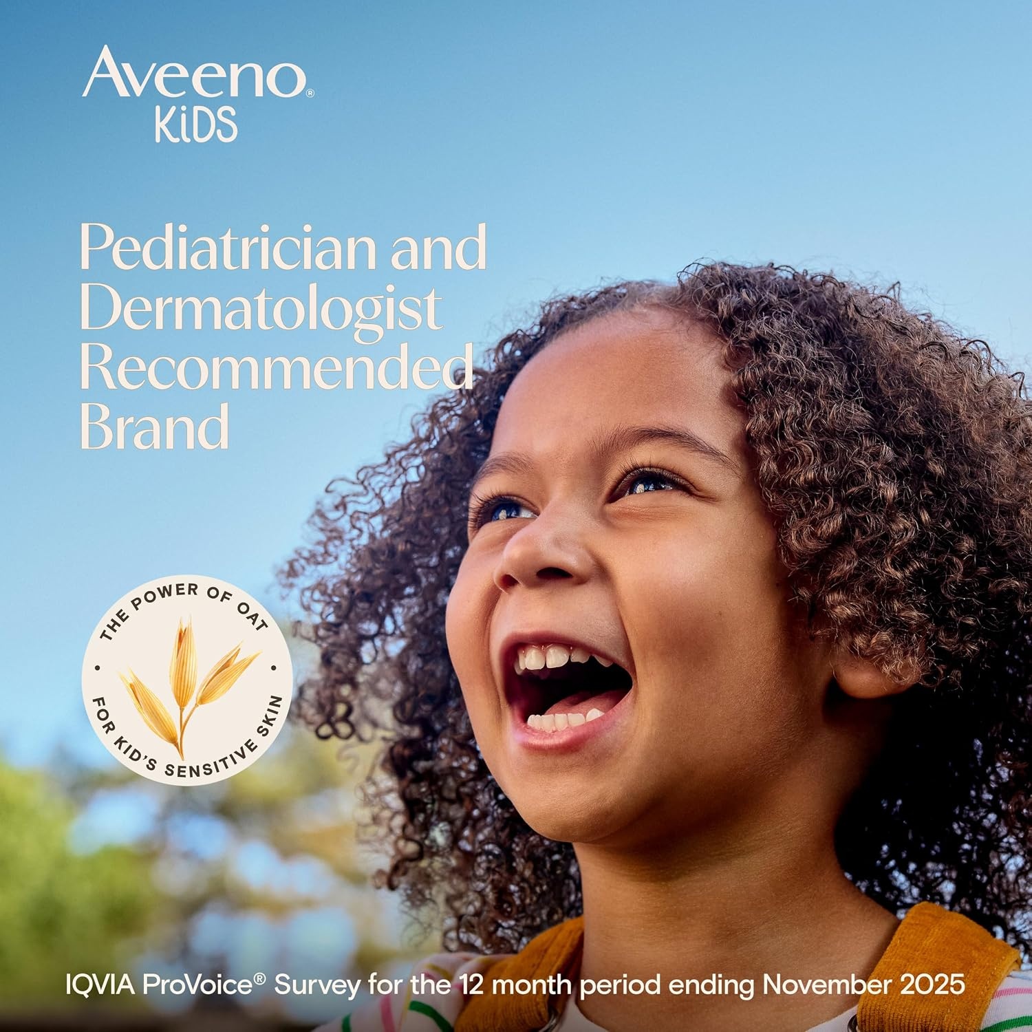 Aveeno Kids Sensitive Skin Face & Body Wash, Nourishing Oat Extract, Wash Away Dirt and Germs Without Drying, Kids Body Wash is Tear-Free, Hypoallergenic, Sulfate- & Dye-Free, 18 Fl Oz(18 Fl Oz (Pack of 1))