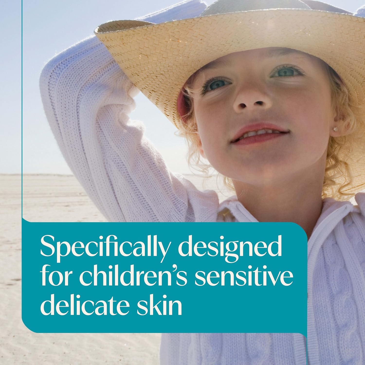 Aveeno Kids Continuous Protection Zinc Oxide Broad Spectrum Sunscreen Lotion for Kids’ Sensitive Skin. SPF 50 Oxybenzone Free Sunscreen, Tear- and Sweat-Free and Water-Resistant, Non-Greasy, 3 Fl Oz(3 Fl Oz (Pack of 1))